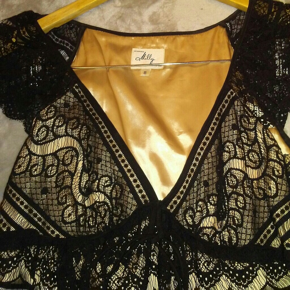 MILLY OF NEW YORK BLACK DRESS
